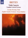 BRITTEN: Violin Concerto / Canadian Carnival / Mont Juic